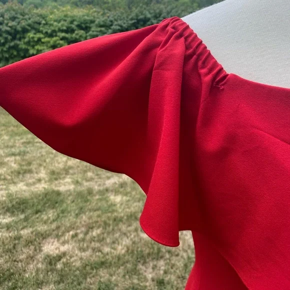 Boston Proper Red Maxi Dress - Picture 8 of 16